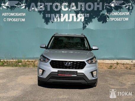Hyundai, Creta, 1600, 128, бензин, внедорожник, автомат, передний привод, среднее состояние, левый, серый, 1 750 000 ₽