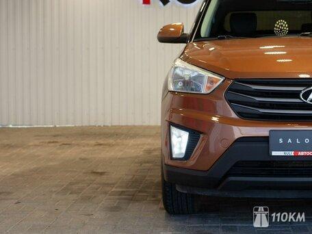 Hyundai, Creta, 1600, 128, бензин, внедорожник, автомат, передний привод, среднее состояние, левый, коричневый, 1 665 000 ₽