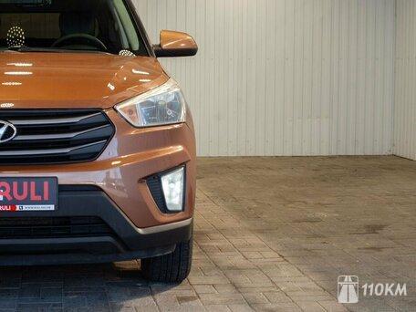 Hyundai, Creta, 1600, 128, бензин, внедорожник, автомат, передний привод, среднее состояние, левый, коричневый, 1 665 000 ₽