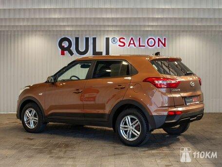 Hyundai, Creta, 1600, 128, бензин, внедорожник, автомат, передний привод, среднее состояние, левый, коричневый, 1 665 000 ₽