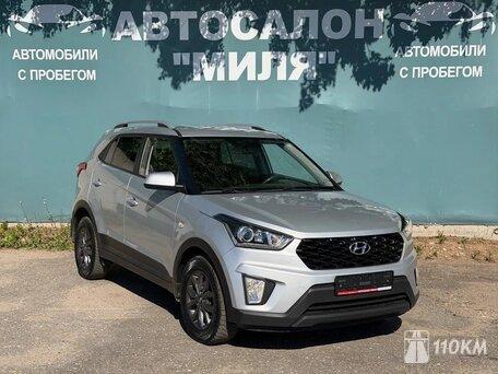 Hyundai, Creta, 1600, 128, бензин, внедорожник, автомат, передний привод, среднее состояние, левый, серый, 1 750 000 ₽