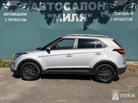 Hyundai, Creta, 1600, 128, бензин, внедорожник, автомат, передний привод, среднее состояние, левый, серый, 1 750 000 ₽