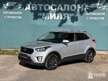 Hyundai, Creta, 1600, 128, бензин, внедорожник, автомат, передний привод, среднее состояние, левый, серый, 1 750 000 ₽